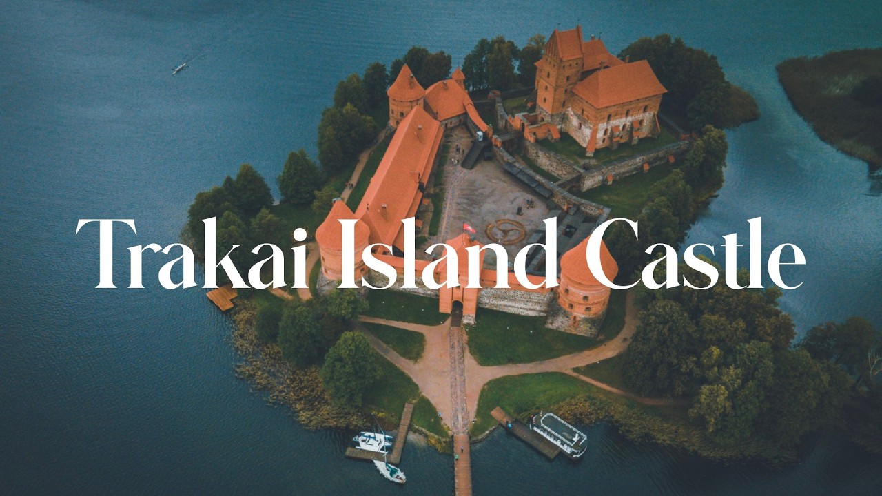 TRAKAI ISLAND CASTLE | Lithuania by Drone in 4K - DJI Mavic Air 2