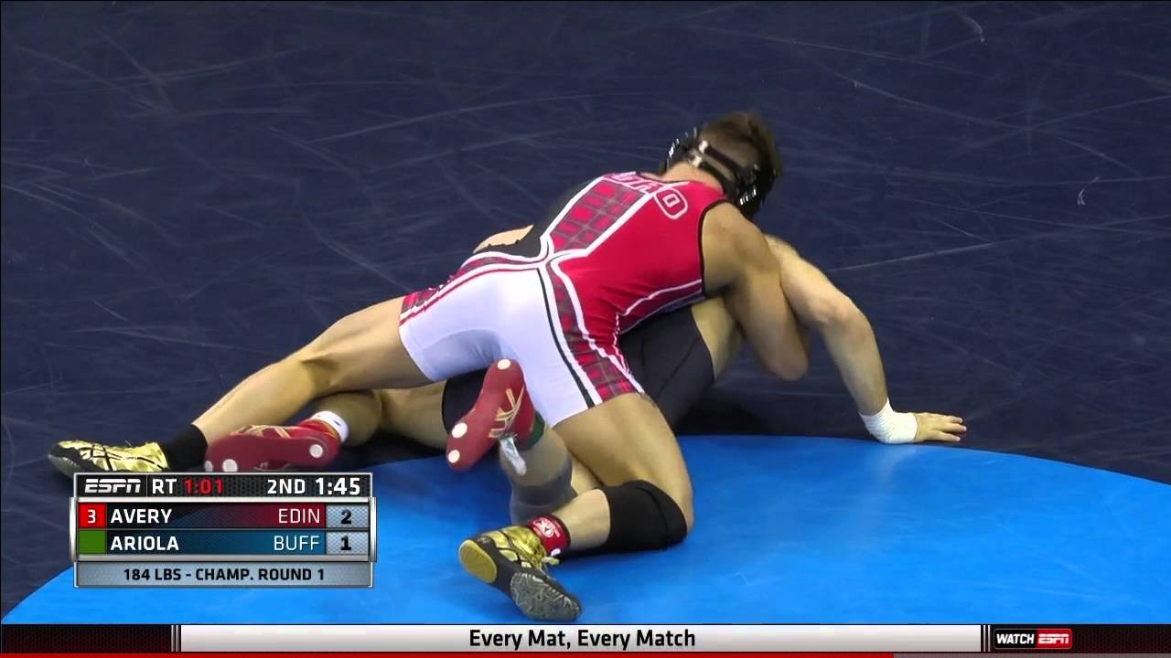 2016 NCAA Wrestling 184lbs: Vic Avery vs Joe Ariola