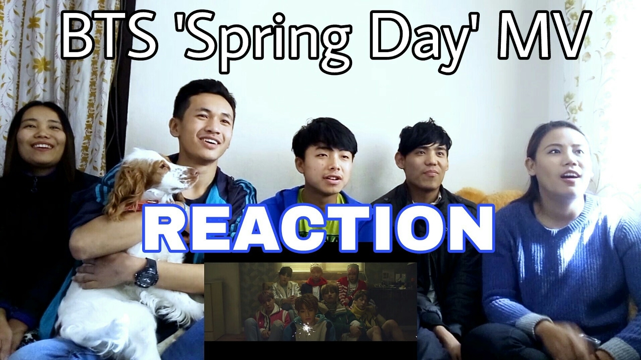 BTS-Spring Day MV Reaction