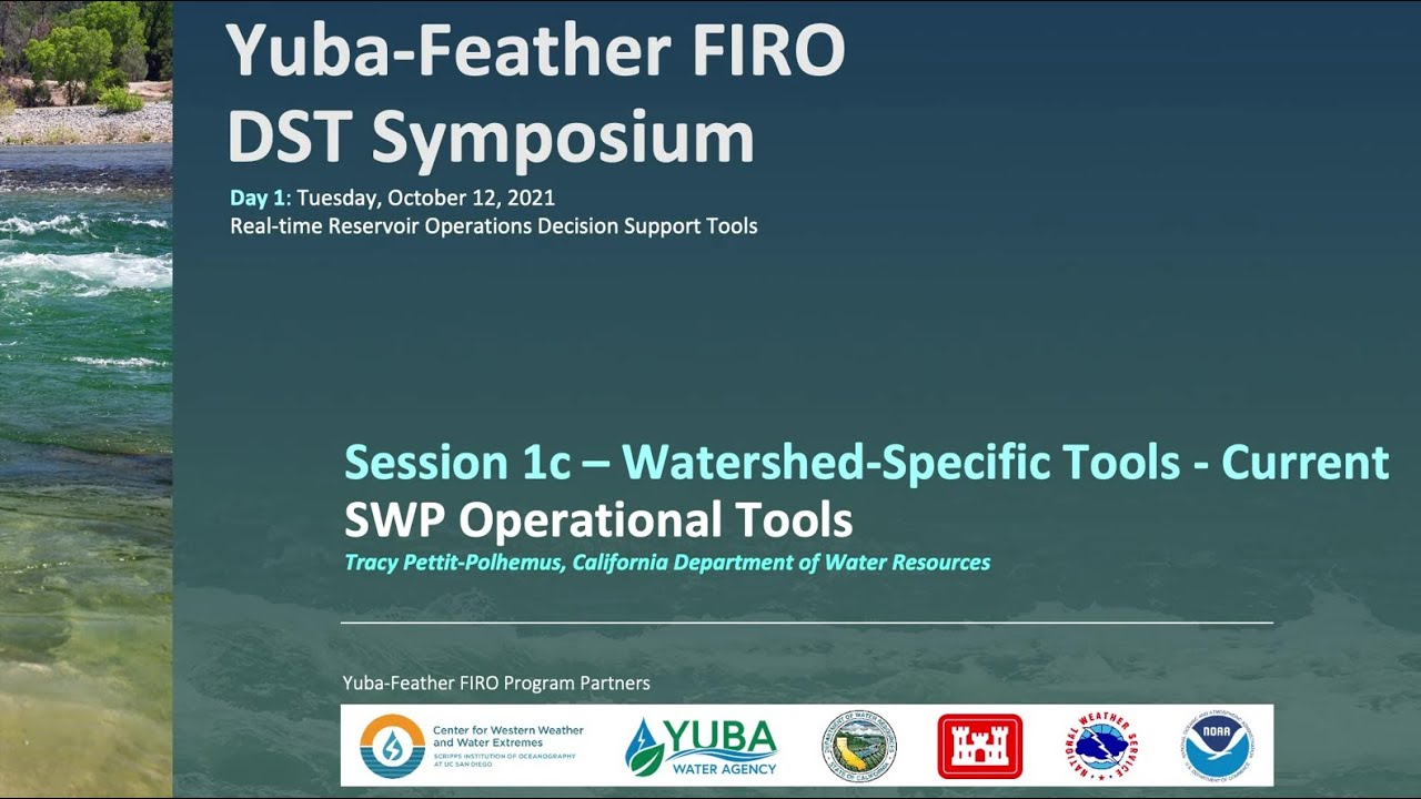 Session 1cd. State Water Project Operational Tools