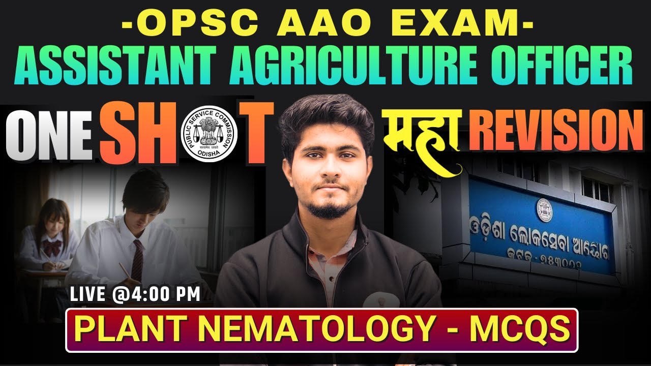 OPSC AAO EXAM - Plant Nematology Most Important MCQs | OPSC AAO Exam Preparation Classes