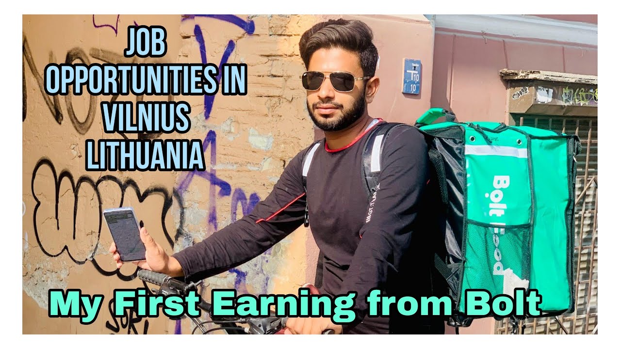 How much I earn from bolt food delivery | Jobs in lithuania for Students | how to find work