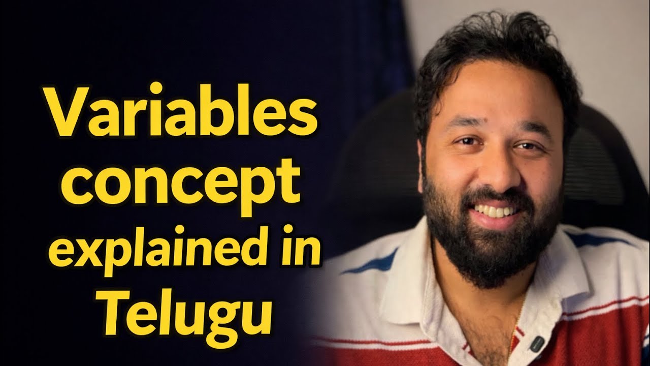 Day-3| Variables in Python Explained in Telugu | Python from ZERO