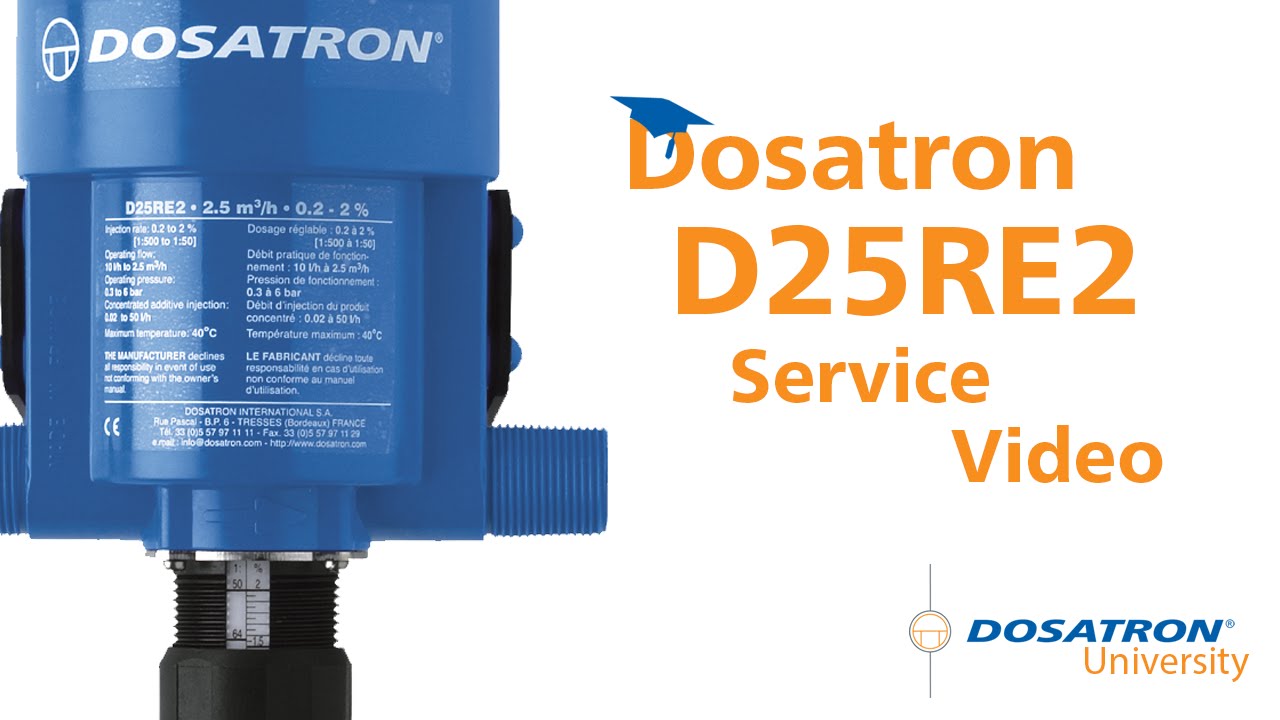 Dosatron's D25RE2 Service Video