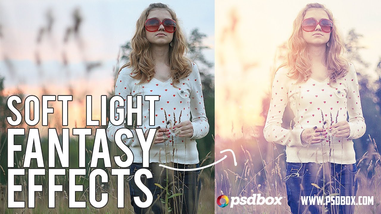 Soft Light Fantasy Photo Effects by PSD Box