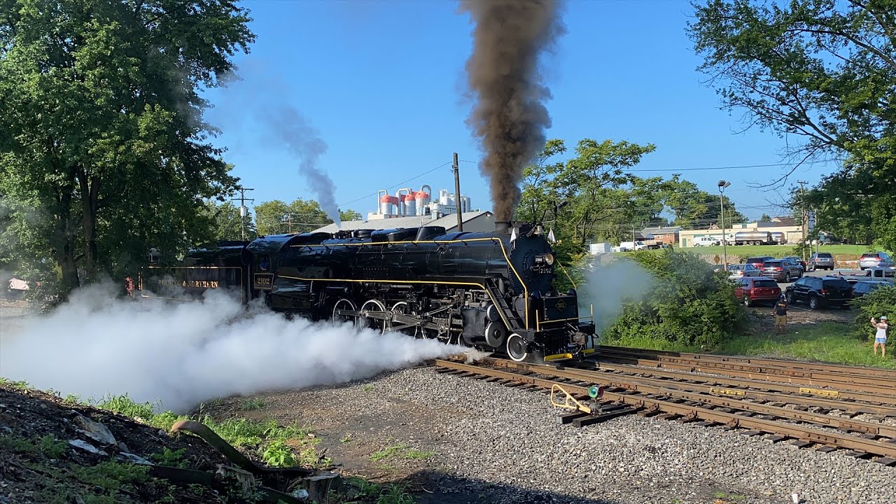 Reading & Northern T-1 2102 Steam Train Iron Horse Ramble (August 13th, 2023)