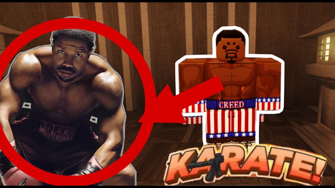 Playing as CREED in roblox (KARATE)