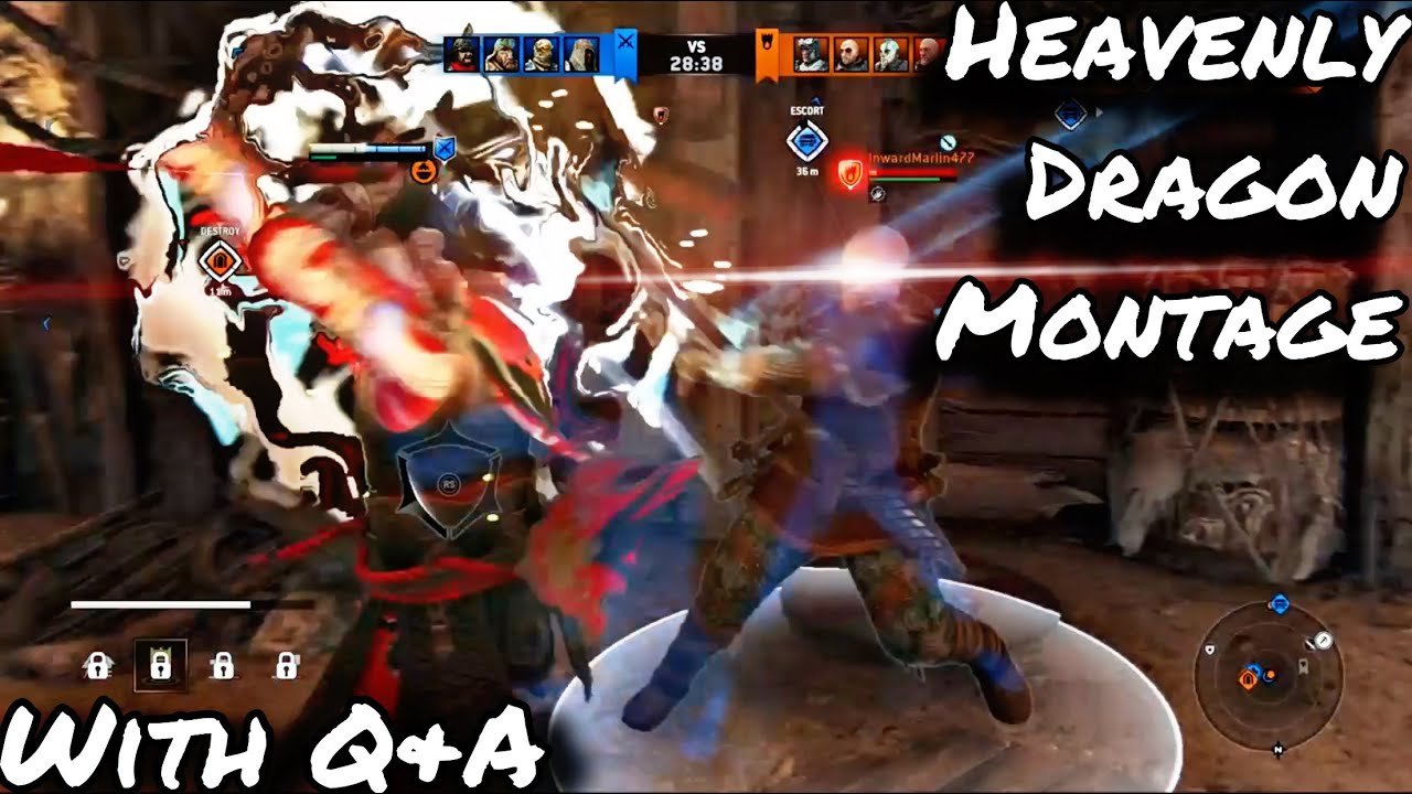 Heavenly Dragon Montage (w/Q&A): Rep 70 Tiandi Montage | For Honor