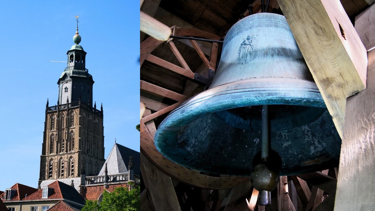 Zutphen (NL) St. Walburgis Kerk -klokken / St Walburga Church -bells (evening ringing before Sunday)