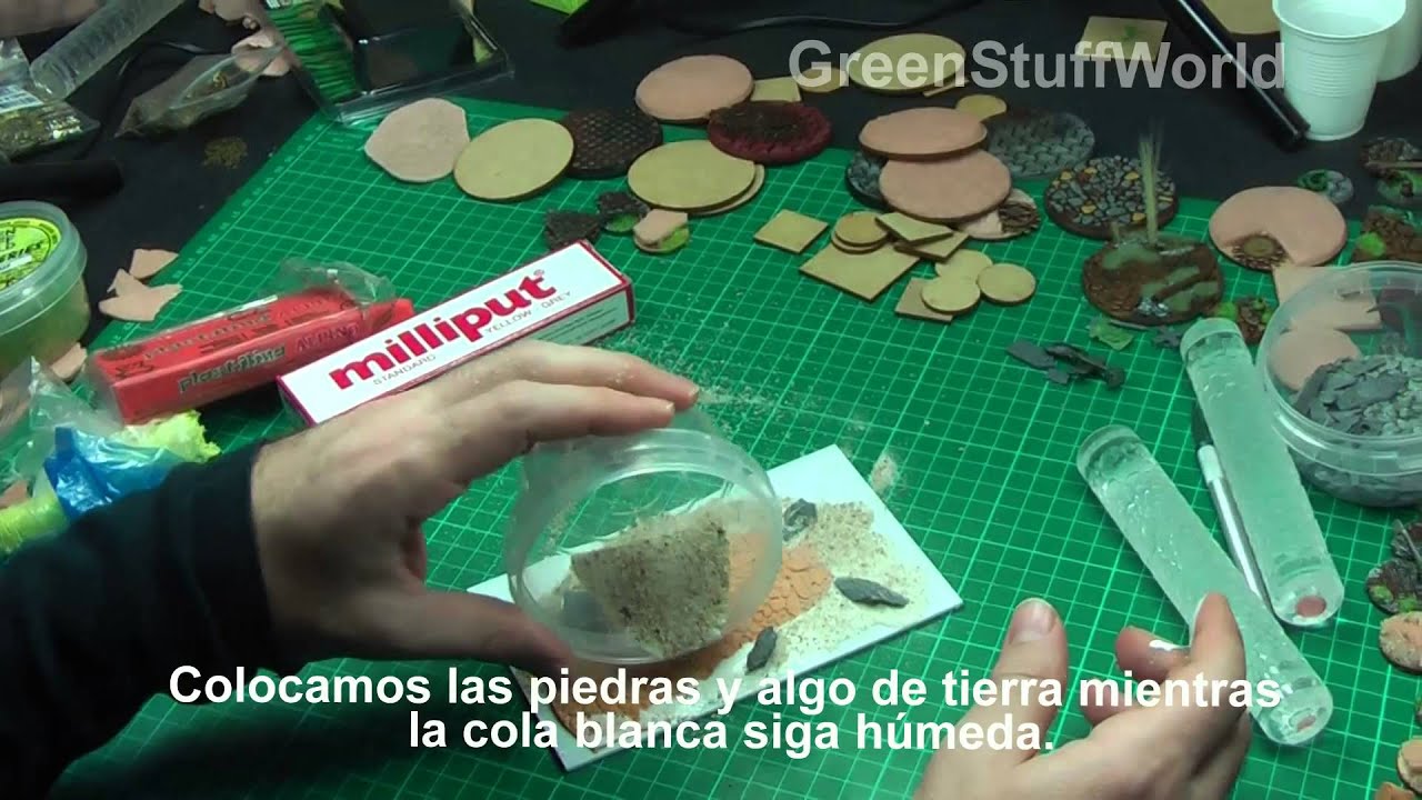 06 Rodillos Texturizados - Texturas low cost Milliput  Ejemplo - GreenStuffWorld