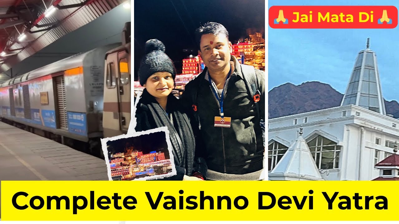 Mata Vaishno Devi Yatra 🙏 4K footage | Indian Railways 4K Footage | Raw Footage | Jai Mata Di 👍| 