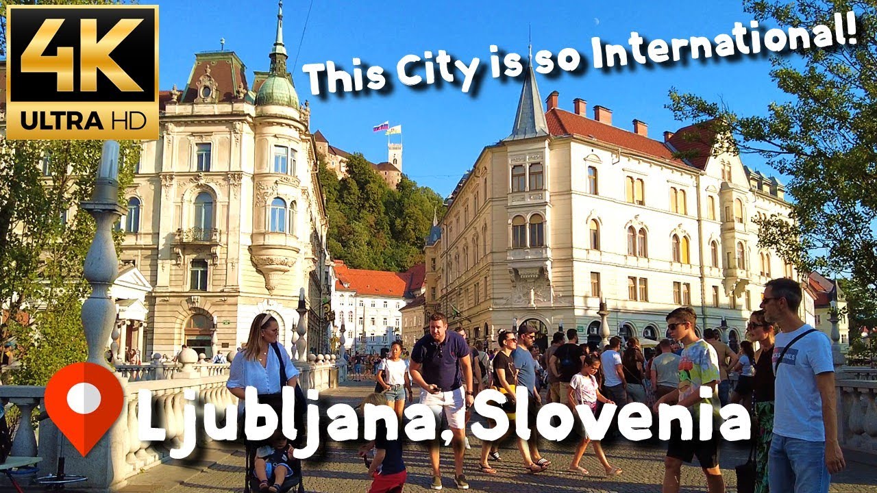 LJUBLJANA, Slovenia 🇸🇮 | 2022 | 4K·60p | Walk in Cutest Capital City of Europe