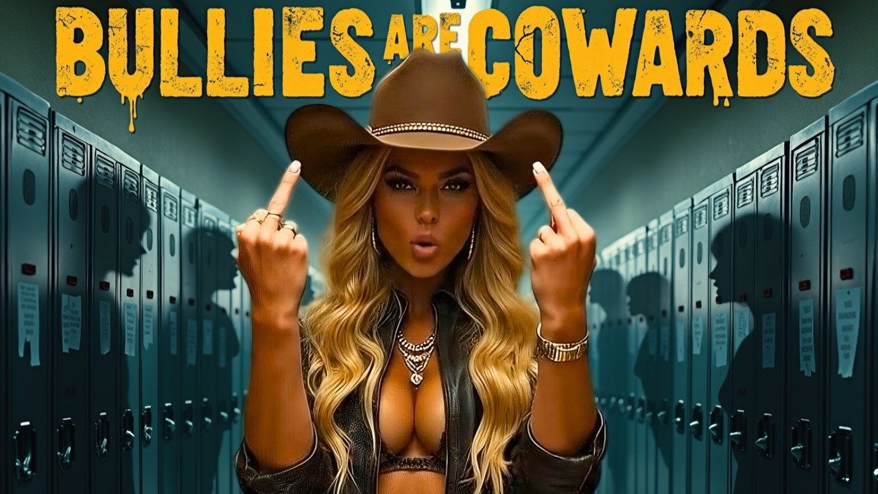Bullies Are COWARDS – Six Gun Siren  [Official Visualiser | Country Rap Anthem]