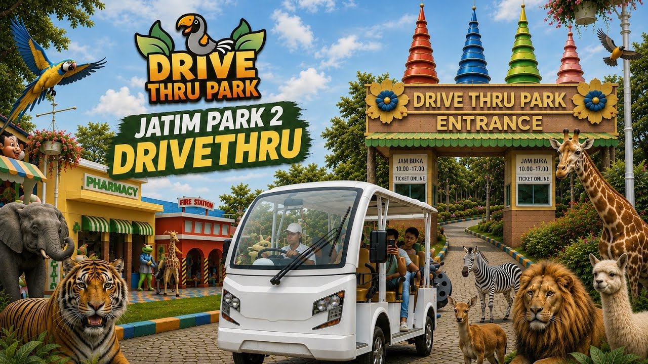 JATIM PARK 2 (DRIVE THRU) TERBARU 2026 ‼️EXPLORE DRIVE THRU JATIM 2 BATU MALANG 
