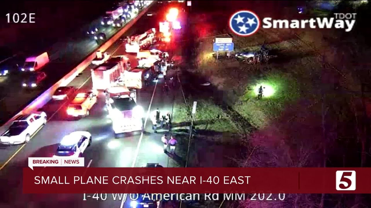 A small plane crashed near I-40 E in Nashville, killing multiple people