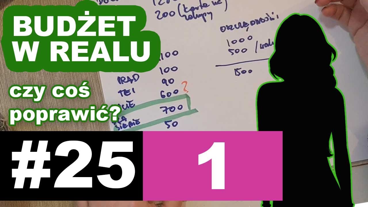 #25 BUDŻET W REALU 1 #oszczedzanie #budżet