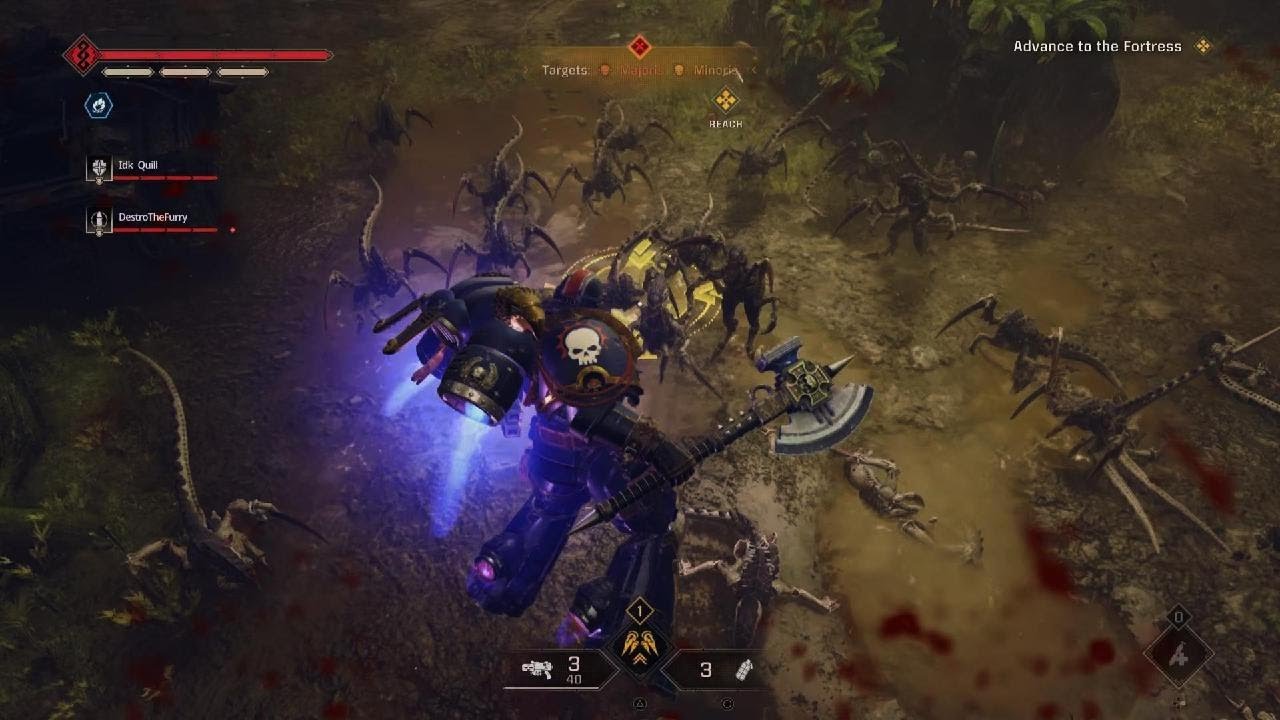 Vespius, New 2nd Company Lieutenant defeats Bio Titan