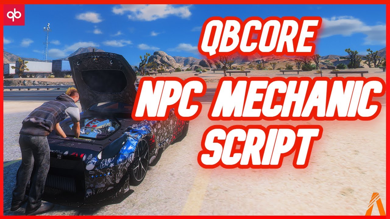 QBCore — скрипт механики NPC (ремонт) 🧰 | Учебник FiveM 2023
