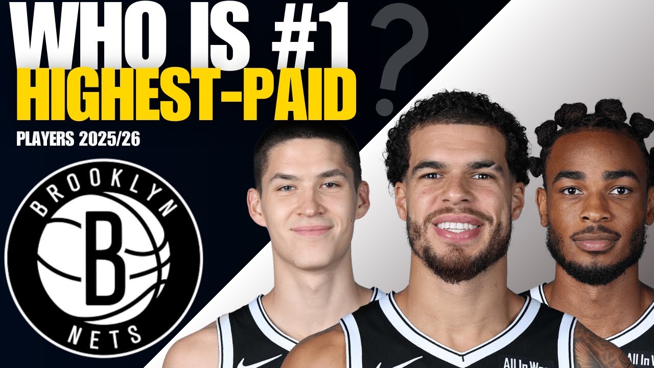 BROOKLYN NETS Total Cash &ndash; Highest Paid NBA Players | 2025&ndash;26 NBA Season!