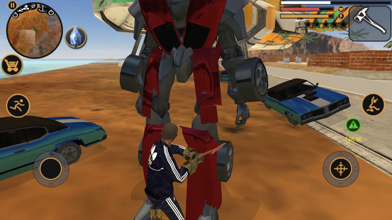 Vegas Crime Simulator | Naxeex | Transformers fight Android Gameplay videoHD