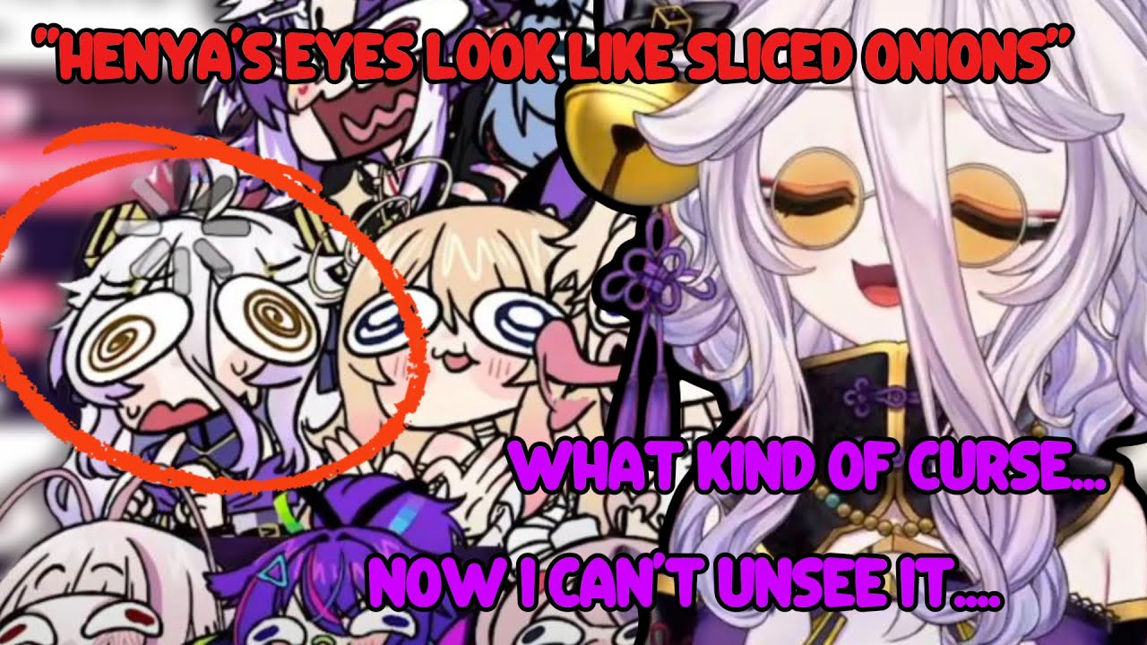 Henya Reacts to Michi shows her commissioned art for the VShojo members