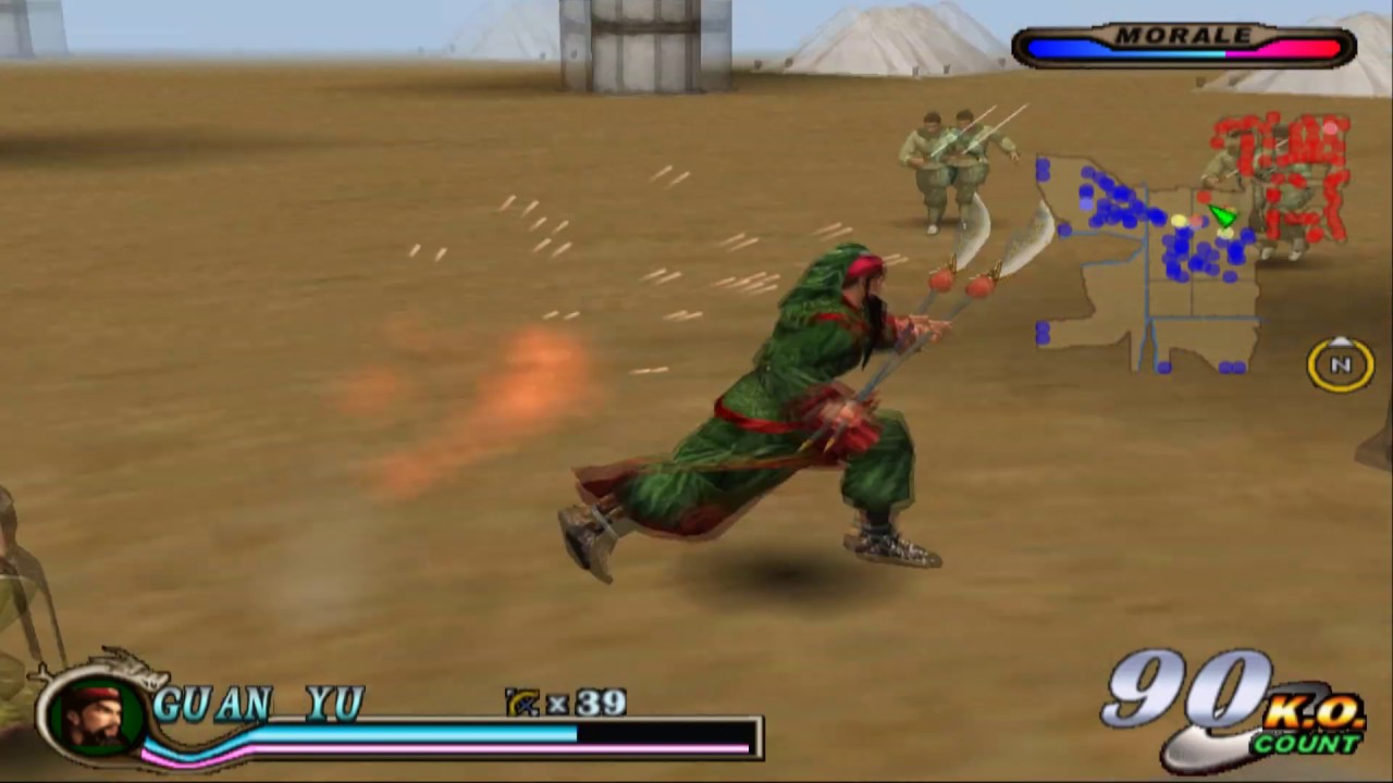 Dynasty Warriors 2 - Walkthrough  part 8 (Shu - Guan yu)