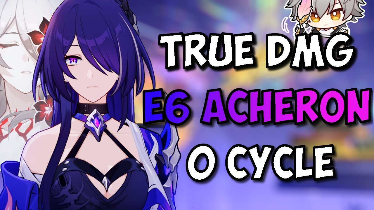E6 Acheron + True DMG = Nuke (HSR 3.0 MoC 12 Svarog 0 Cycle)