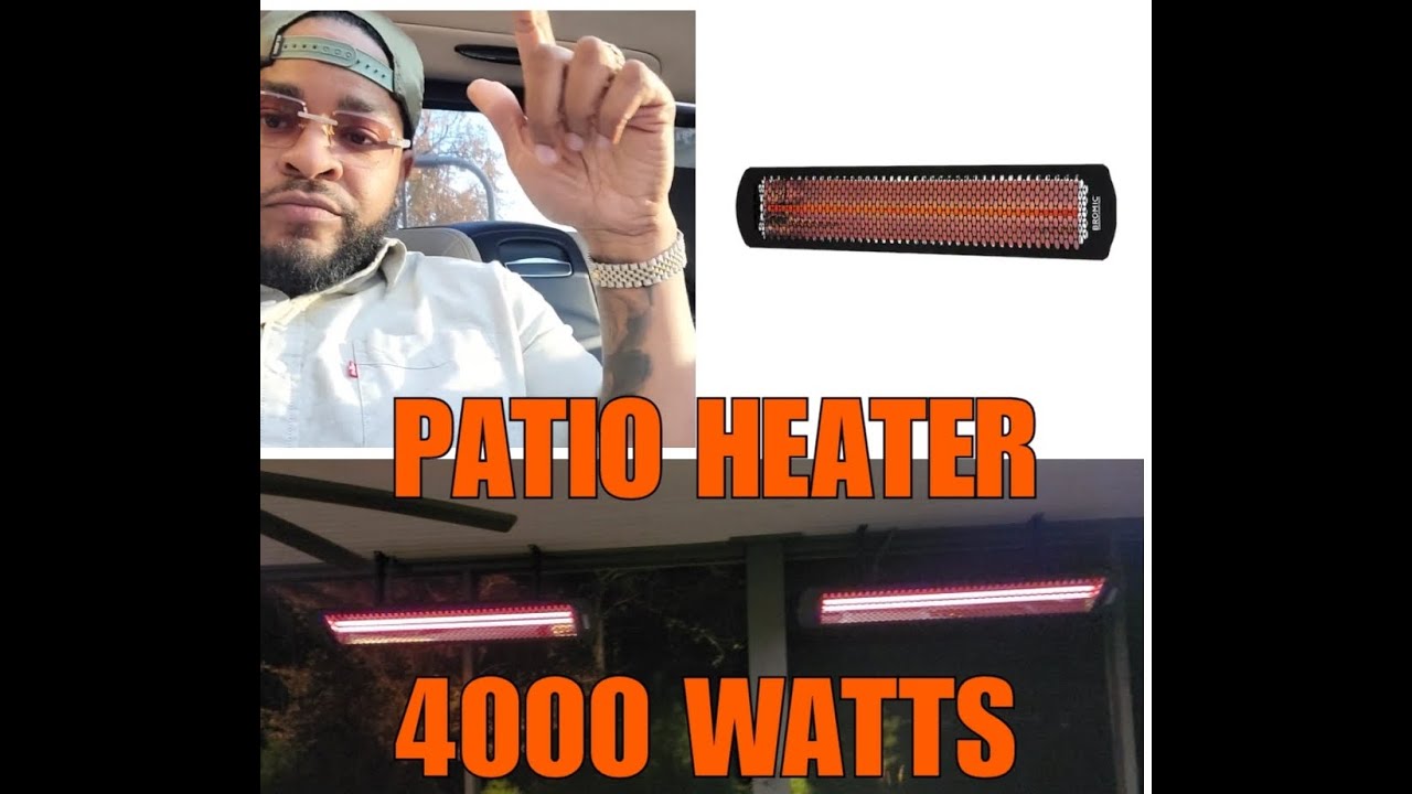 Bromic 4000 watts Electric Heater for outdoor coverd Patio
