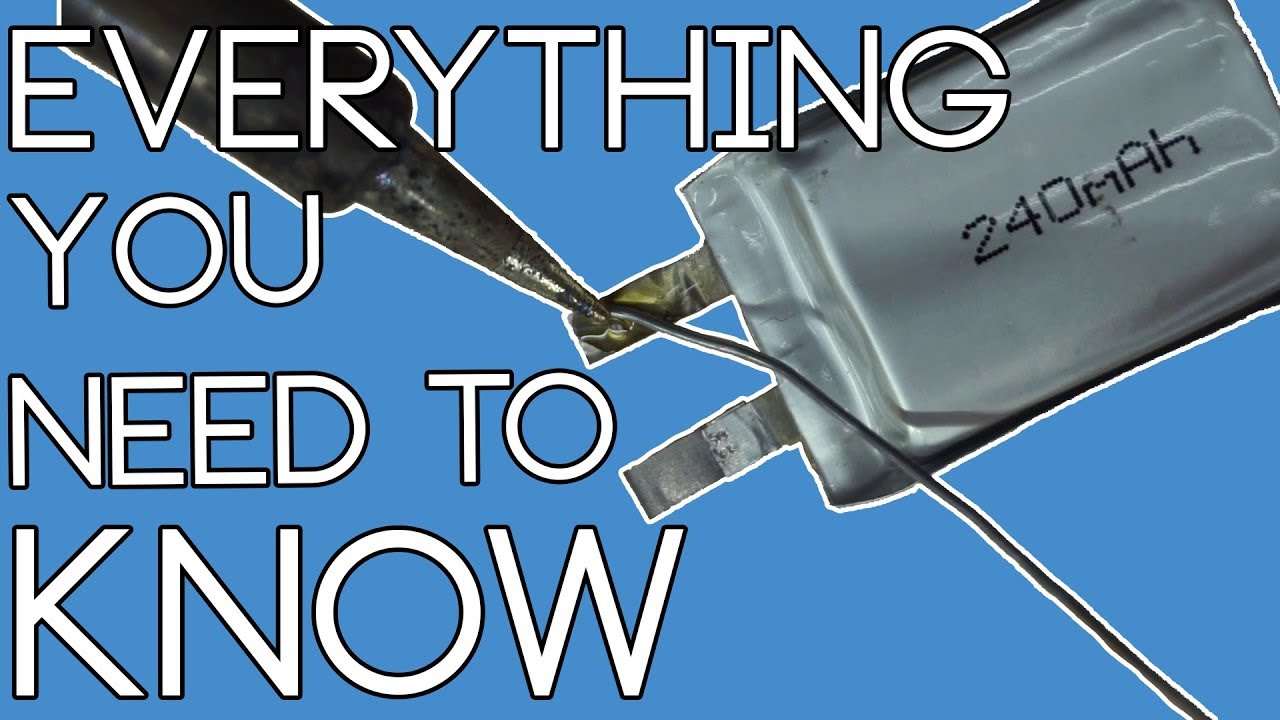 How to solder LiPo battery tabs | tips & tricks