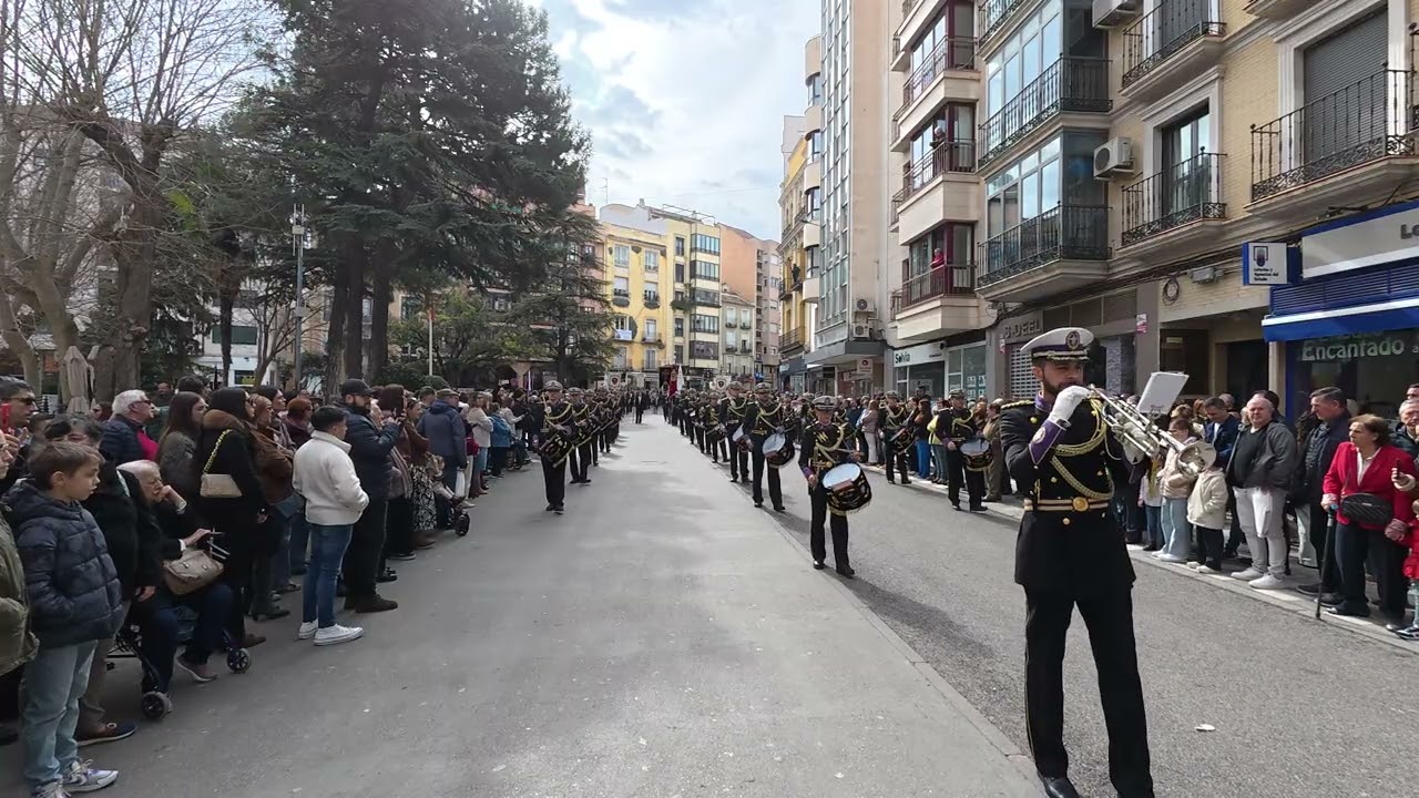 Banda de Trompetas y Tambores de la Junta de Cofradías de Cuenca. 28/2/2026. La Exaltación 75 aniver