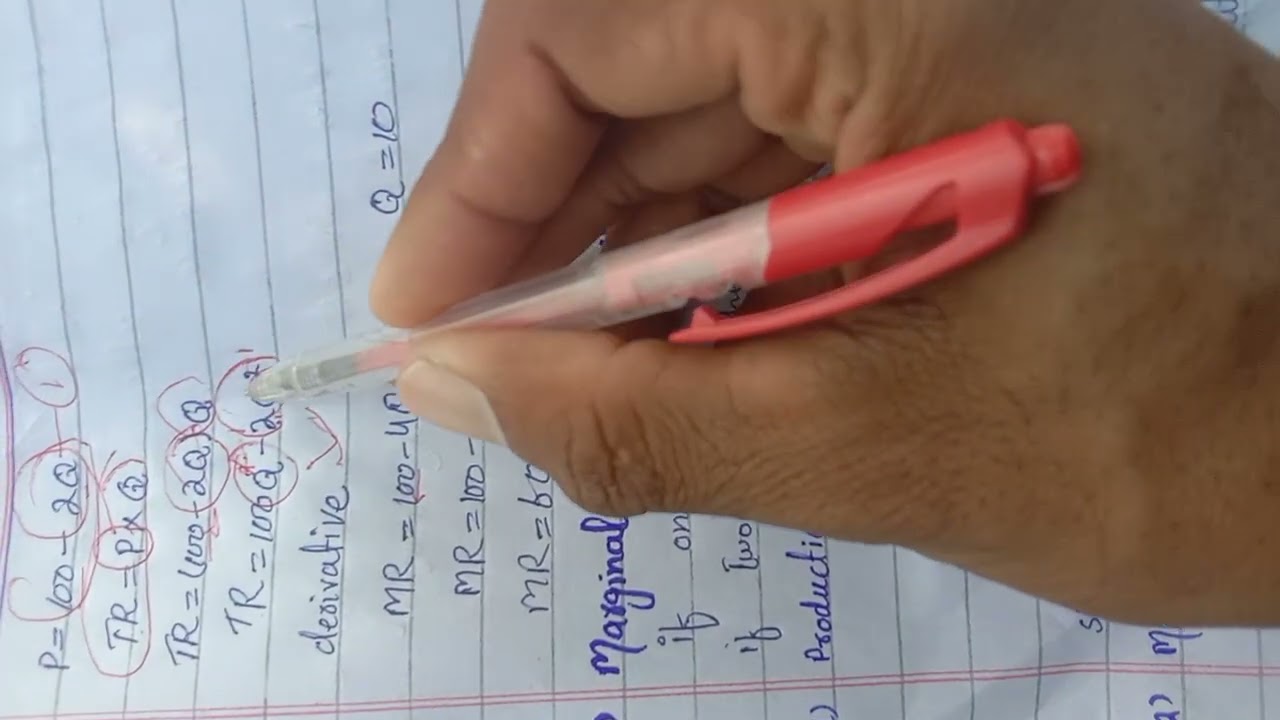 Marginal cost/marginal Revenue/marginal product analysis/product of Labor and capital complete