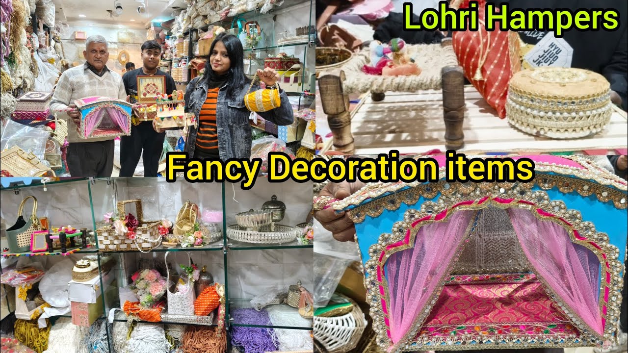 Chandni Chowk Kinari Bazar | Fancy Decoration items 🥰 , Laxmi tevar Vlogger 