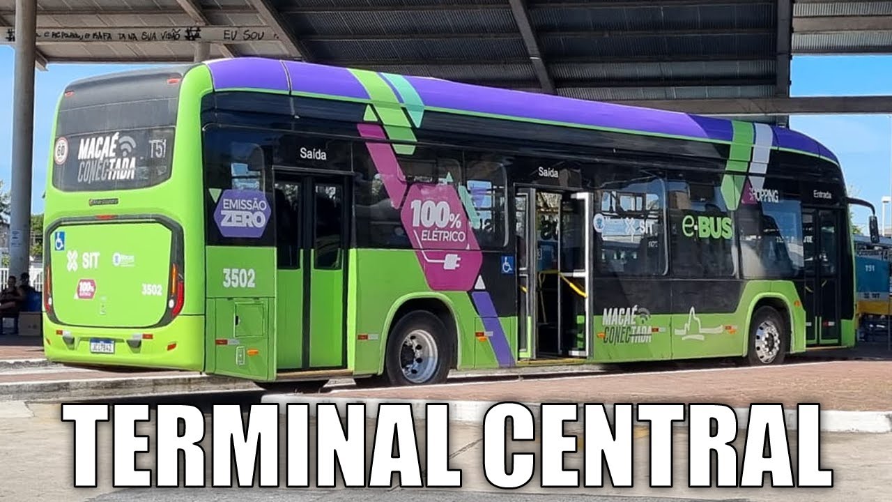 Terminal Central de Macaé - RJ | Movimentação de Ônibus #1