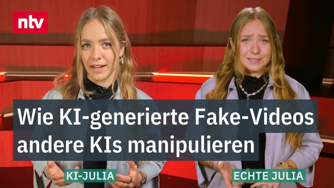 Wie KI-generierte Fake-Videos andere KIs manipulieren: ntv Faktenzeichen