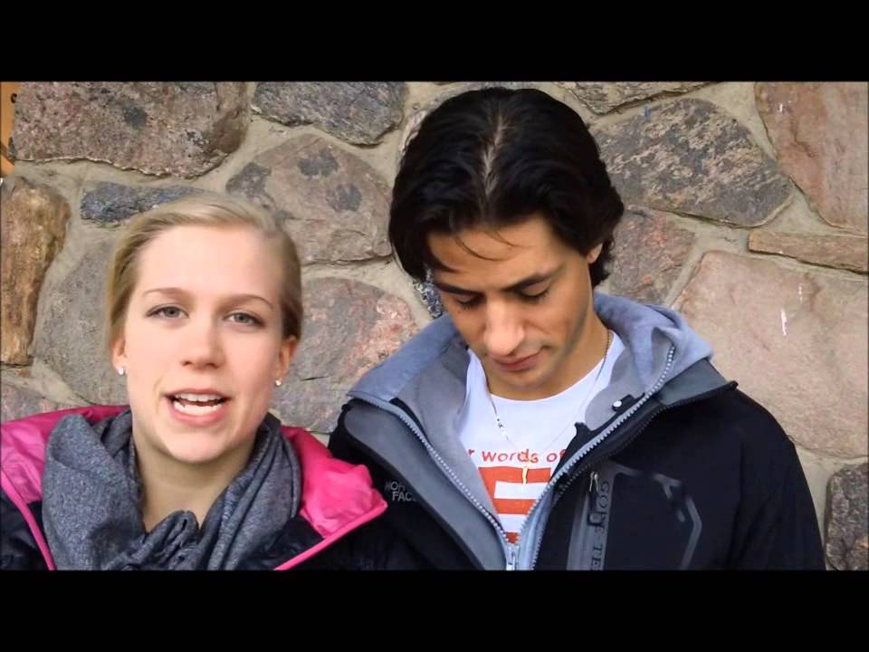 Kaitlyn Weaver and Andrew Poje post Grand Prix