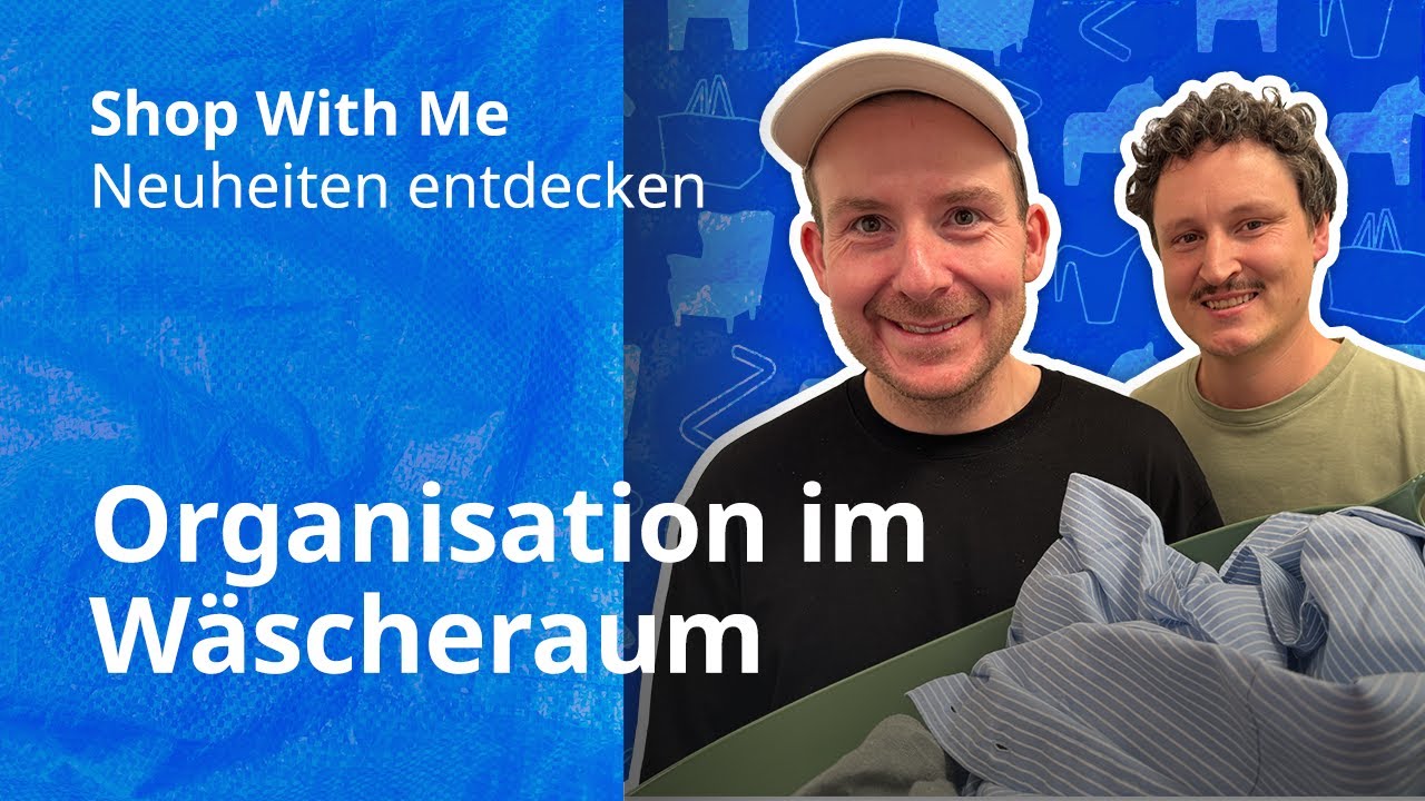 Wie organisiere ich meinen Wäscheraum? | IKEA Shop With Me mit Konrad