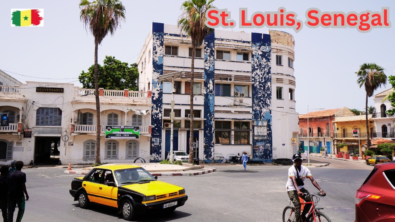 St Louis, Senegal, an immersive 4k walking tour