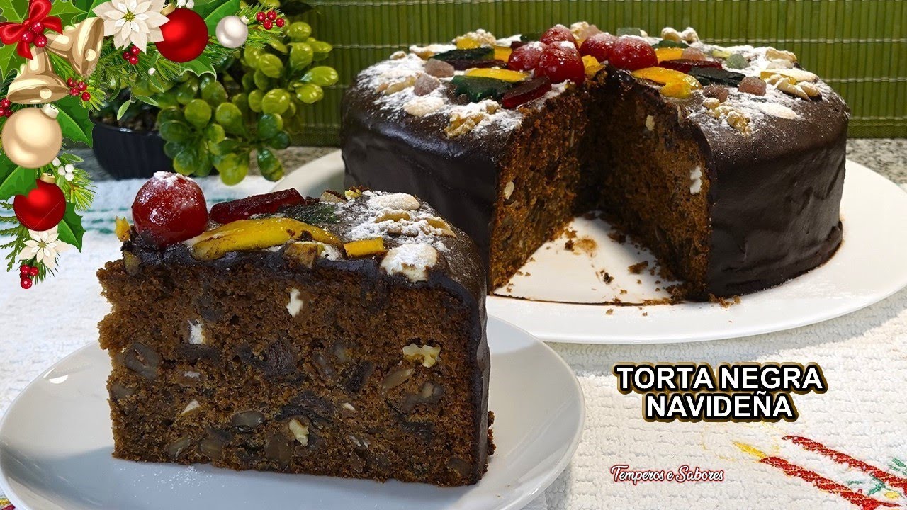 TORTA NEGRA NAVIDEÑA la receta que todos estaban esperando RIQUISIMA