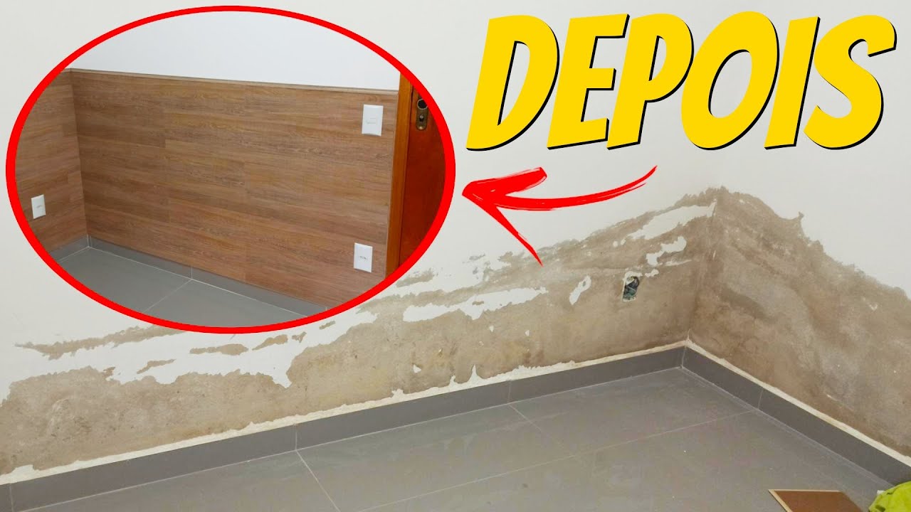 COMO RESOLVER UMIDADE COM ISOPOR E LAMINADO - Faça Você Mesmo