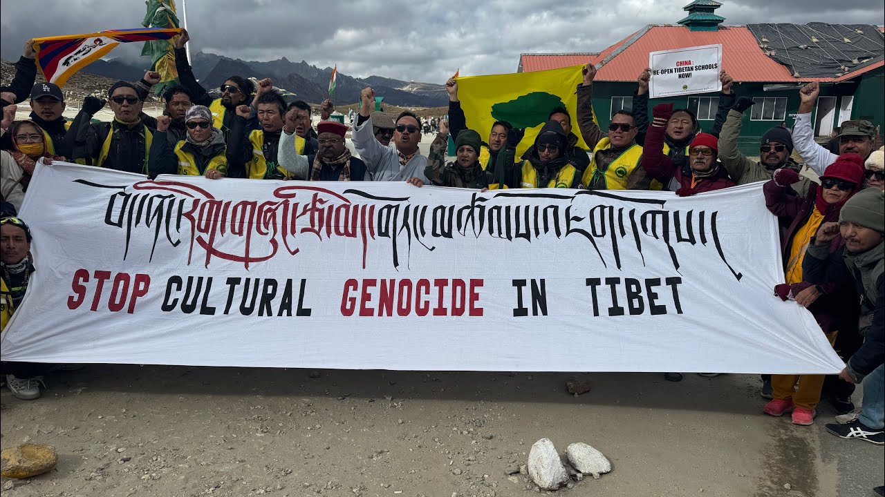 Prostration to my motherland with a vision of a Free Tibet, liberated from the dragon's grip. ✊🌄