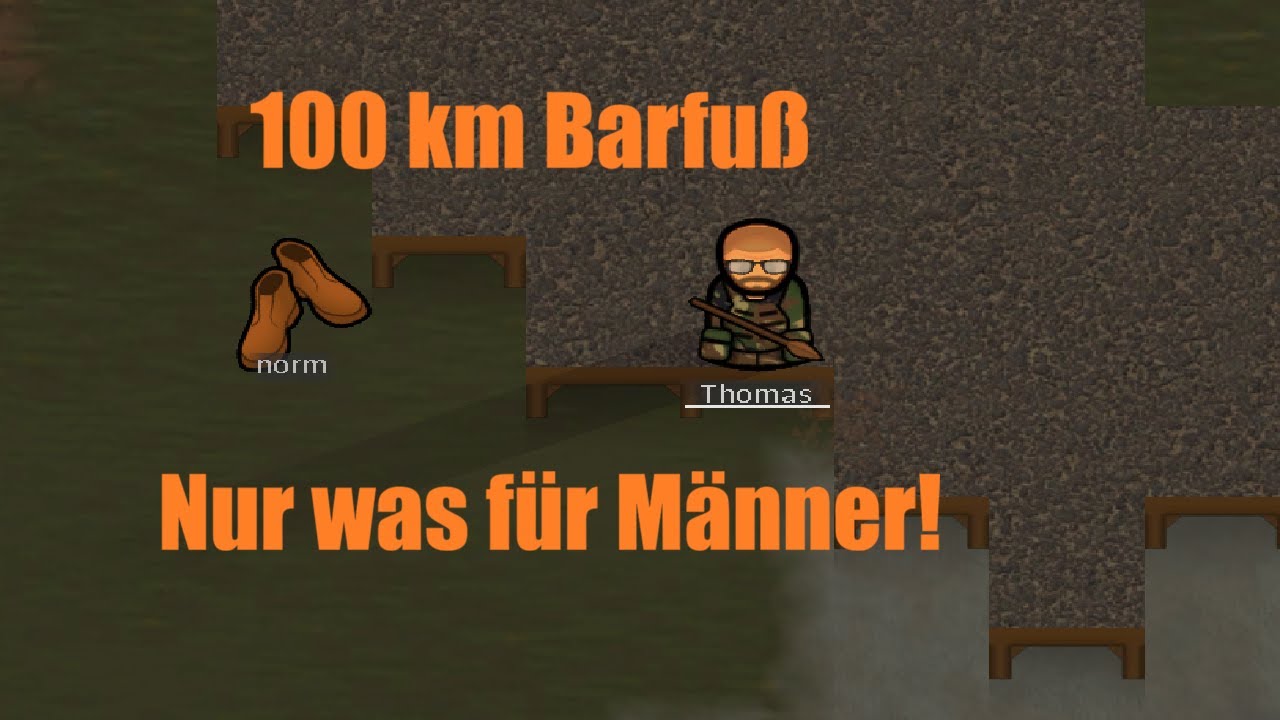 Der Beweis! 100 km Barfu&szlig; Thomas Gast