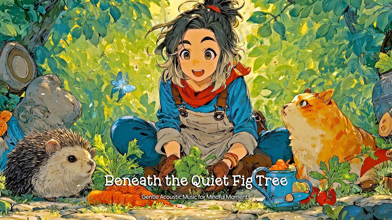 Beneath the Quiet Fig Tree | Gentle Acoustic Music for Mindful Moments