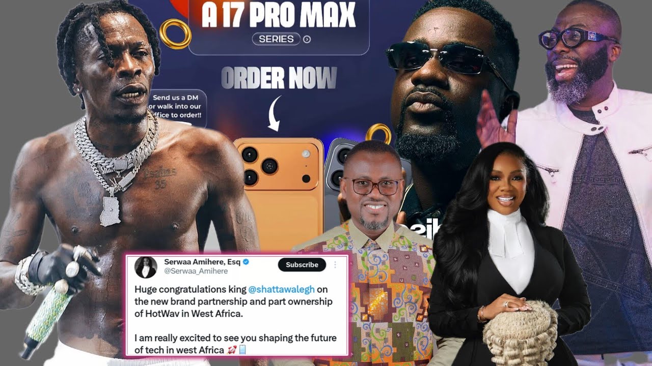 listen 2wht Sarkodie Serwaa Amihere Wendy Shay &dewhole media saying about shatta's sm HOTVAV phone