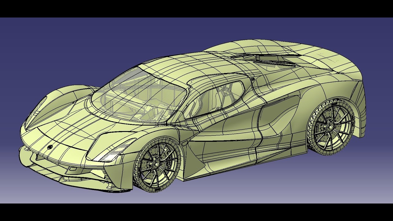 Lotus Evija with Catia V5