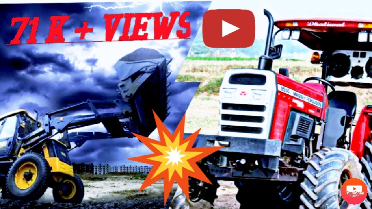 TRACTOR VS JCB | JCB PULLING MITTI IN TRACTOR