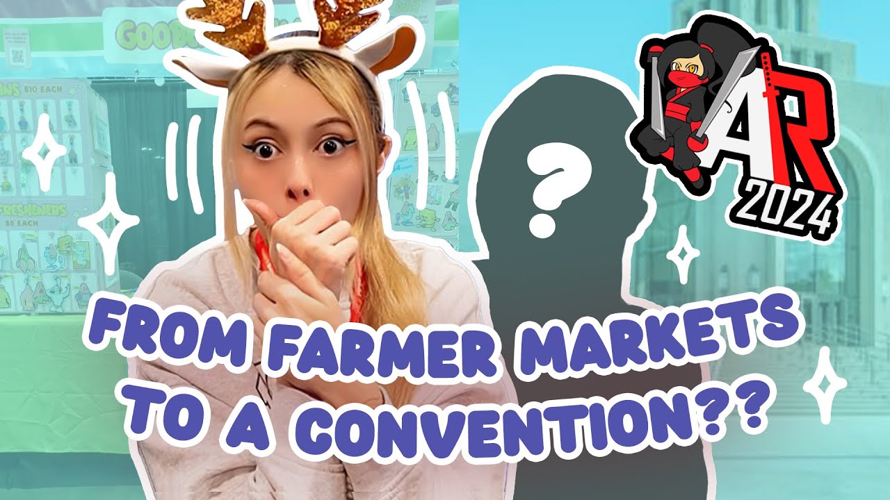 Sharing a booth at Anime Riverside 2024! | Artist Alley Vlog