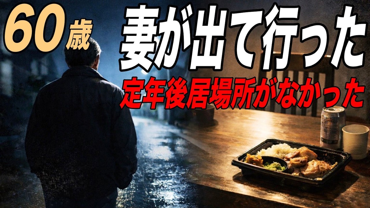 60歳で妻が出て行った、定年後に届いた最後の言葉【朗読・小説】
