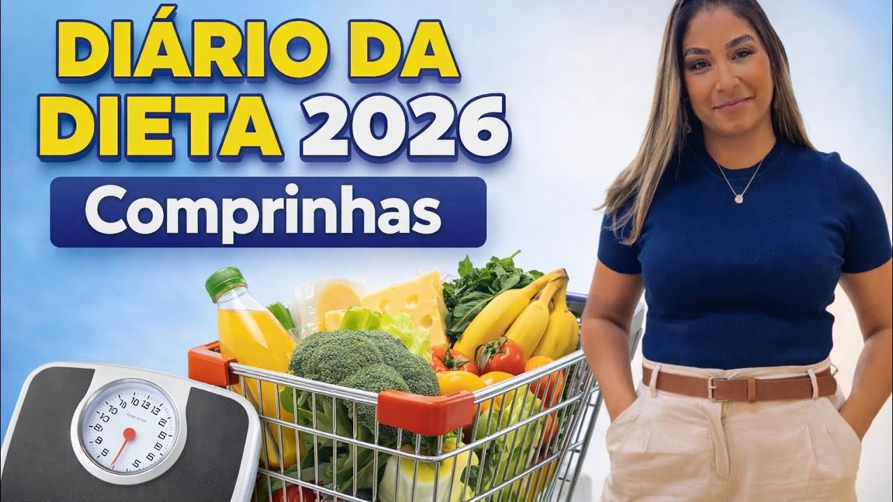 DIÁRIO DA DIETA 2026 - Comprinhas e shopp