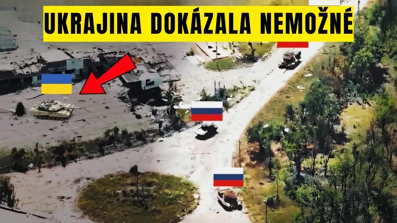 Rusko to zkusilo... ale ukrajinský Leopard ukázal, kdo je tady pánem