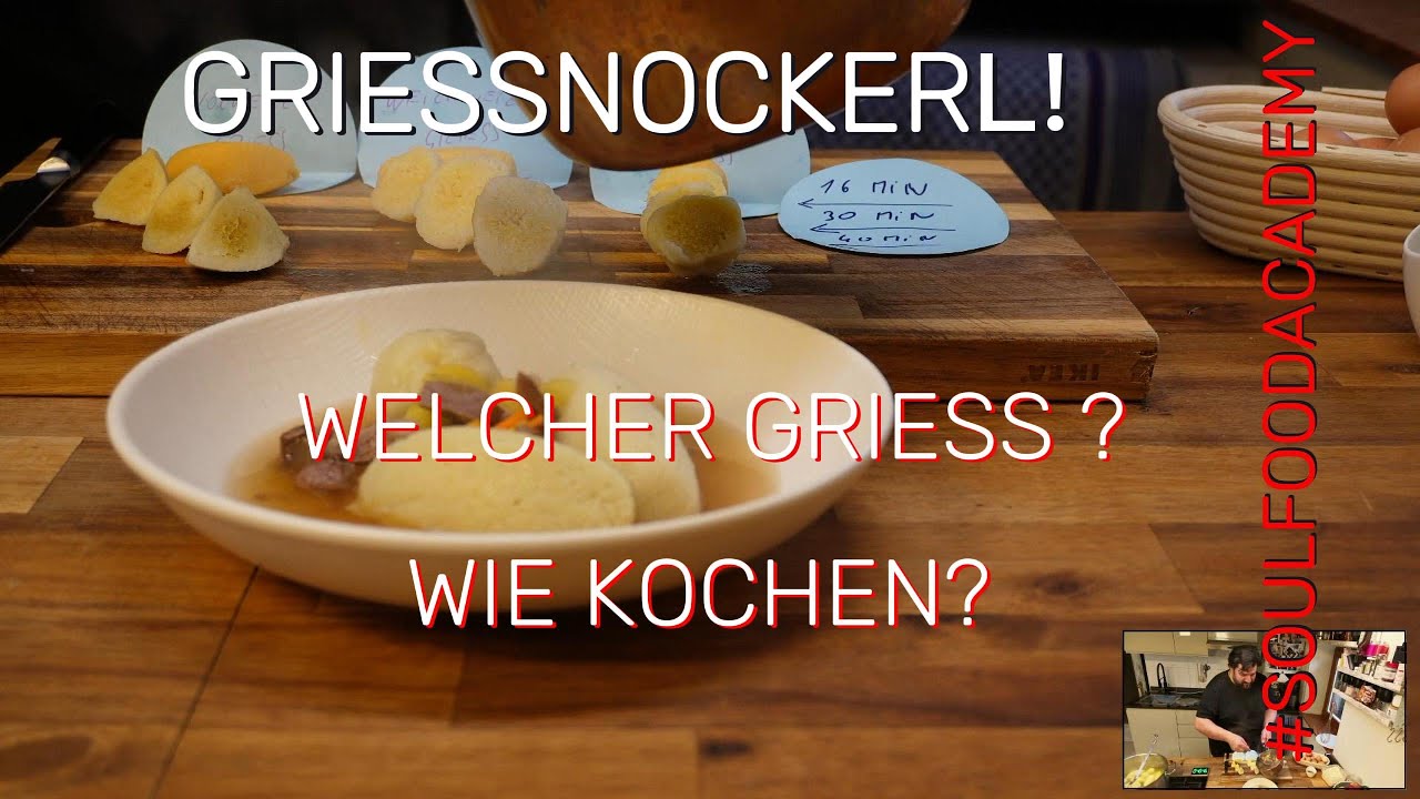 Grießnockerl! 👨🏼‍🍳🇦🇹 Welcher Grieß? Wie Kochen? Schritt für Schritt, zum perfekten Nockerl!